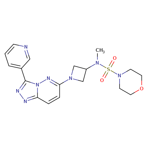 N-methyl-N-{1-[3-(pyridin-3-yl)-[1,2,4]triazolo[4,3-b]pyridazin-6-yl]azetidin-3-yl}morpholine-4-sulfonamide