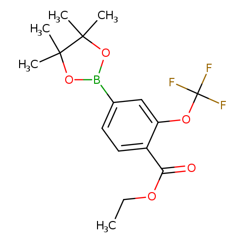 4-(4,4,5,5-Tetramethyl-[1,3,2]dioxaborolan-2-yl)-2-trifluoromethoxy-benzoic acid ethyl ester