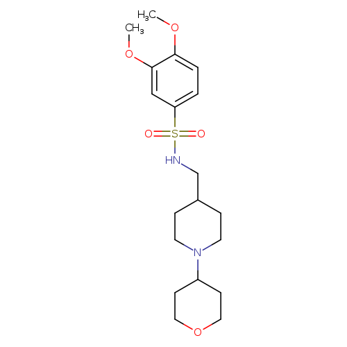 3,4-dimethoxy-N-{[1-(oxan-4-yl)piperidin-4-yl]methyl}benzene-1-sulfonamide