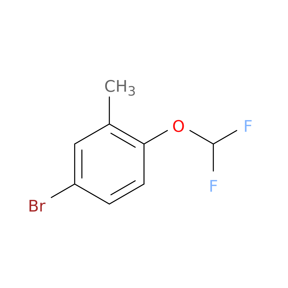 Benzene, 4-bromo-1-(difluoromethoxy)-2-methyl-