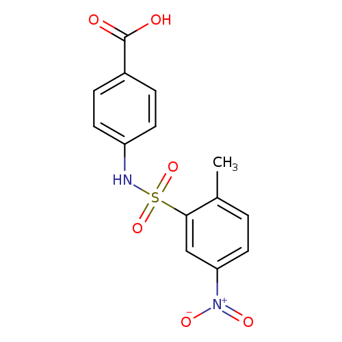 Benzoic acid, 4-[[(2-methyl-5-nitrophenyl)sulfonyl]amino]-