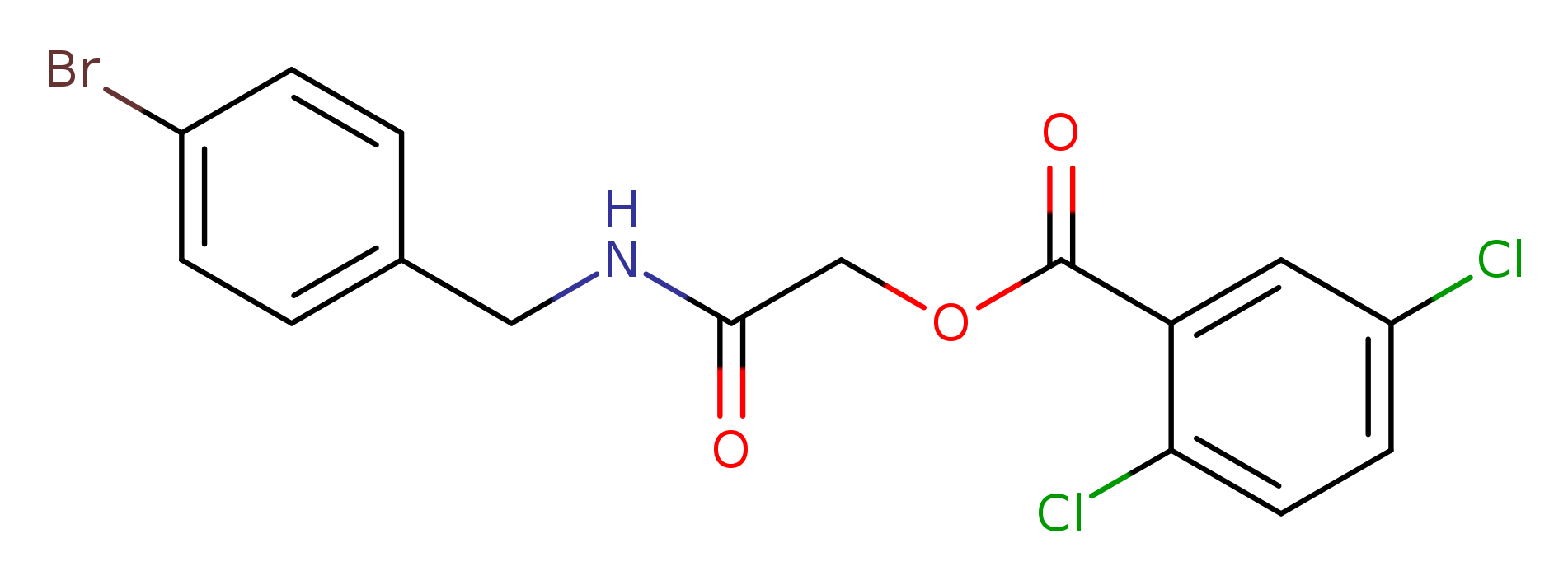 {[(4-bromophenyl)methyl]carbamoyl}methyl 2,5-dichlorobenzoate