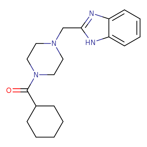 2-[(4-cyclohexanecarbonylpiperazin-1-yl)methyl]-1H-1,3-benzodiazole
