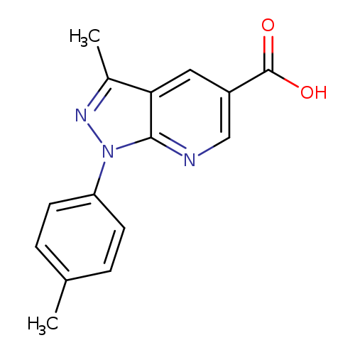 3-Methyl-1-(4-methylphenyl)-1h-pyrazolo[3,4-b]pyridine-5-carboxylic acid