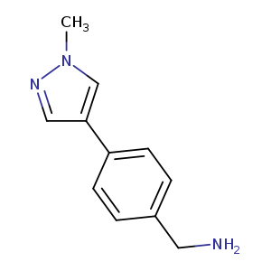 [4-(1-methyl-1h-pyrazol-4-yl)phenyl]methanamine
