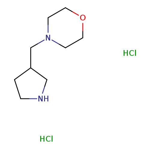 4-(Pyrrolidin-3-ylmethyl)morpholine dihydrochloride
