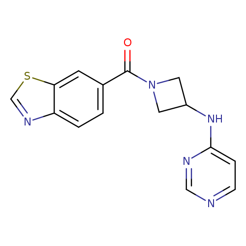 N-[1-(1,3-benzothiazole-6-carbonyl)azetidin-3-yl]pyrimidin-4-amine