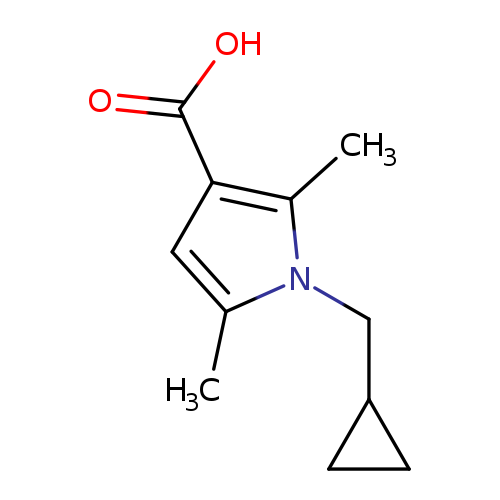 1-(cyclopropylmethyl)-2,5-dimethyl-1H-pyrrole-3-carboxylic acid