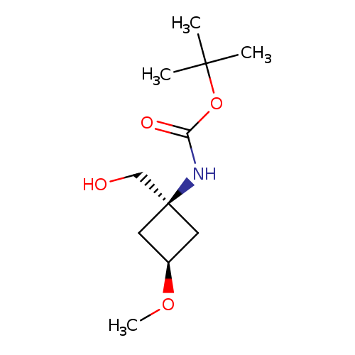 rac-tert-butylN-[(1s,3s)-1-(hydroxymethyl)-3-methoxycyclobutyl]carbamate