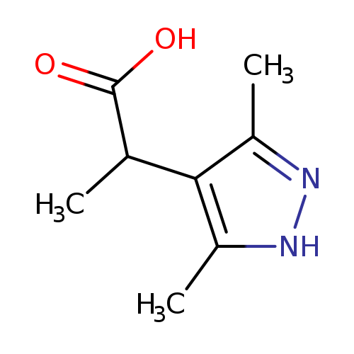 2-(3,5-Dimethyl-1h-pyrazol-4-yl)propanoic acid
