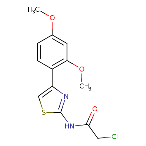 2-chloro-N-[4-(2,4-dimethoxyphenyl)-1,3-thiazol-2-yl]acetamide