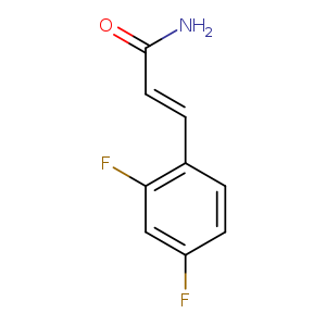 (2E)-3-(2,4-Difluorophenyl)prop-2-enamide