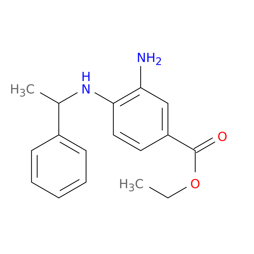 Ethyl 3-amino-4-[(1-phenylethyl)amino]benzoate