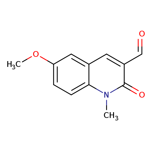 "6-methoxy-1-methyl-2-oxo-1,2-dihydroquinoline-3-carbaldehyde"