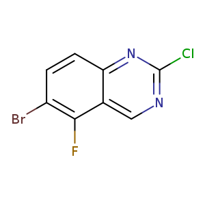 6-BroMo-2-chloro-5-fluoro-quinazoline
