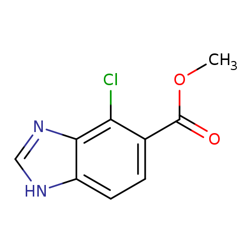 1H-Benzimidazole-6-carboxylic acid, 7-chloro-, methyl ester