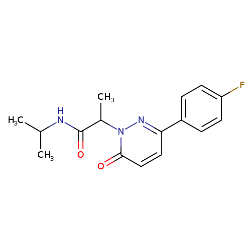 2-[3-(4-fluorophenyl)-6-oxo-1,6-dihydropyridazin-1-yl]-N-(propan-2-yl)propanamide