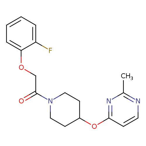 2-(2-fluorophenoxy)-1-{4-[(2-methylpyrimidin-4-yl)oxy]piperidin-1-yl}ethan-1-one