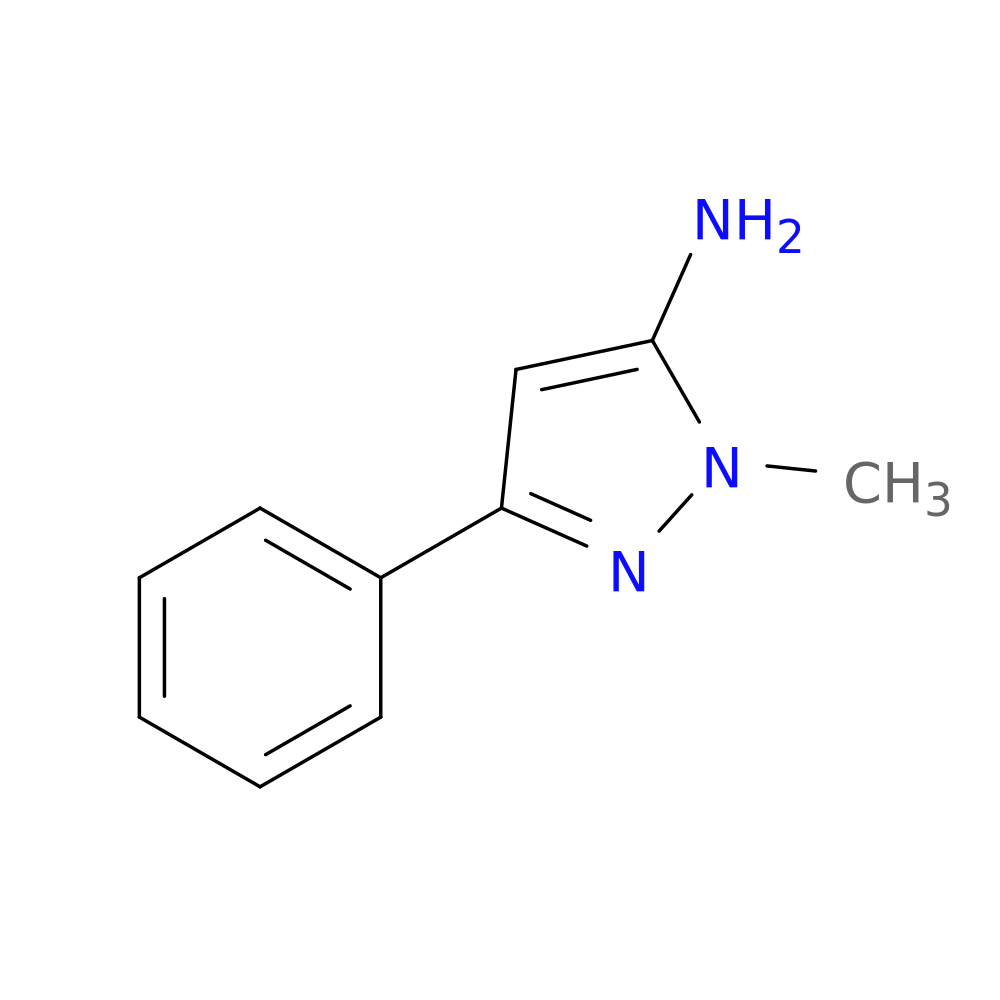 1-Methyl-3-phenyl-1H-pyrazol-5-amine