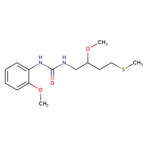 3-[2-methoxy-4-(methylsulfanyl)butyl]-1-(2-methoxyphenyl)urea