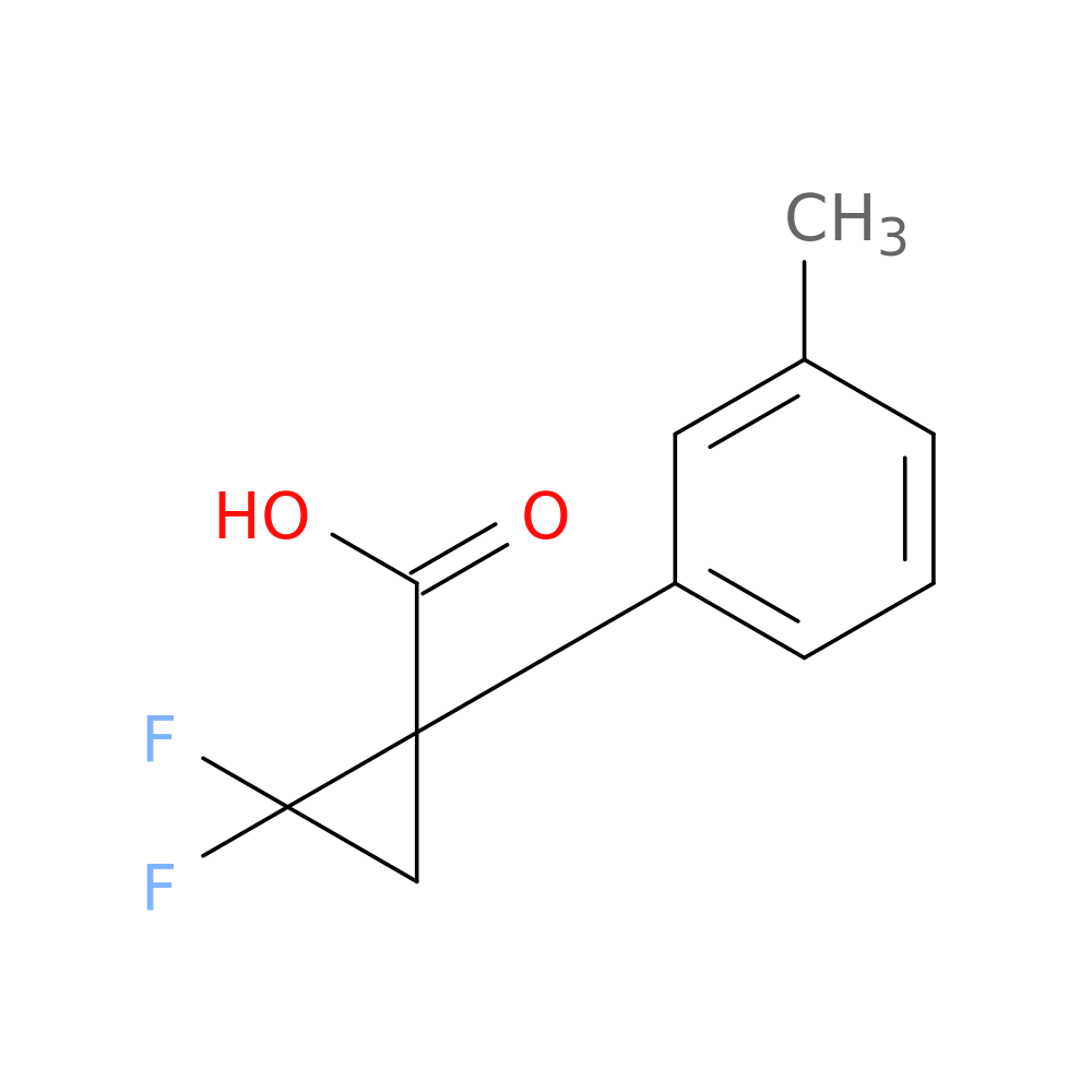 2,2-difluoro-1-(3-methylphenyl)cyclopropane-1-carboxylic acid