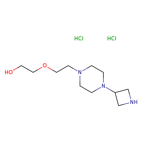 2-{2-[4-(azetidin-3-yl)piperazin-1-yl]ethoxy}ethan-1-oldihydrochloride
