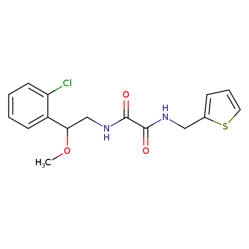 N'-[2-(2-chlorophenyl)-2-methoxyethyl]-N-[(thiophen-2-yl)methyl]ethanediamide