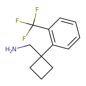 {1-[2-(trifluoromethyl)phenyl]cyclobutyl}methanamine