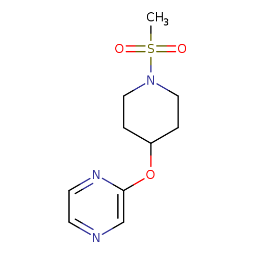 2-[(1-methanesulfonylpiperidin-4-yl)oxy]pyrazine