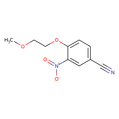4-(2-methoxyethoxy)-3-nitrobenzonitrile