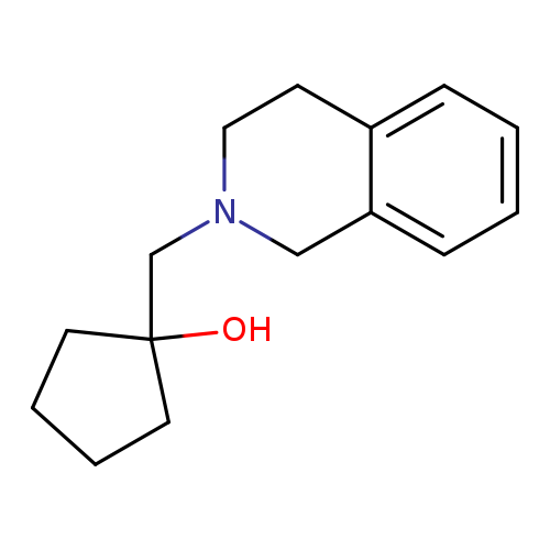"1-[(1,2,3,4-tetrahydroisoquinolin-2-yl)methyl]cyclopentan-1-ol"