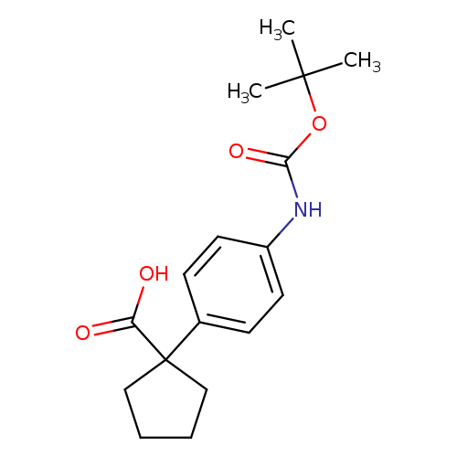 1-(4-{[(tert-butoxy)carbonyl]amino}phenyl)cyclopentane-1-carboxylicacid