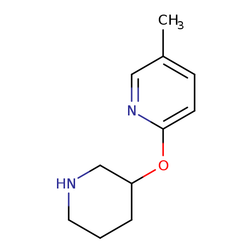 5-methyl-2-(piperidin-3-yloxy)pyridine