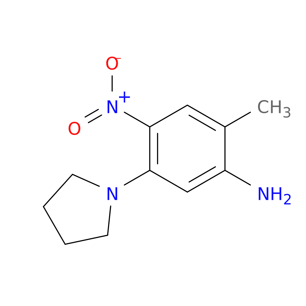 (2-Methyl-4-nitro-5-pyrrolidin-1-ylphenyl)amine