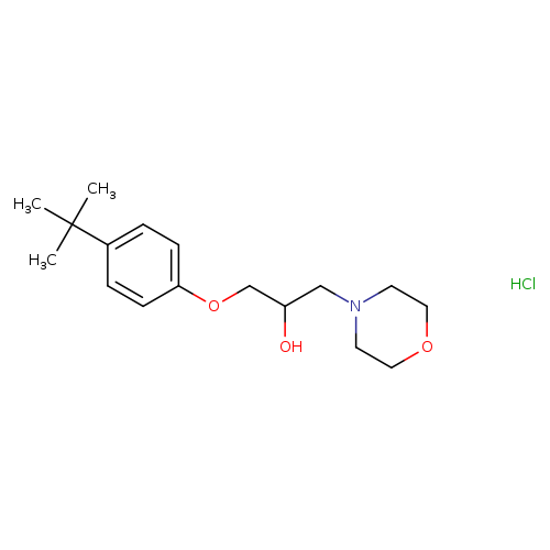1-(4-TERT-BUTYLPHENOXY)-3-MORPHOLIN-4-YLPROPAN-2-OL HYDROCHLORIDE
