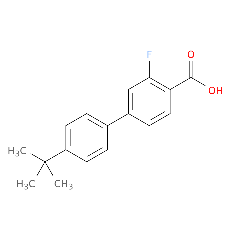 2-Fluoro-4-(4-t-butylphenyl)benzoic acid
