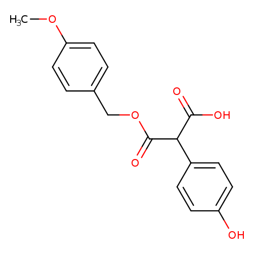 [(4-methoxyphenyl)methyl] hydrogen (4-hydroxyphenyl)malonate