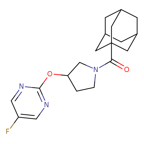 2-{[1-(adamantane-1-carbonyl)pyrrolidin-3-yl]oxy}-5-fluoropyrimidine