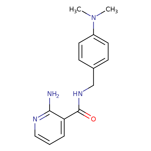 2-amino-N-{[4-(dimethylamino)phenyl]methyl}pyridine-3-carboxamide