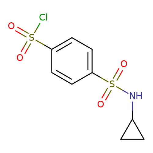 4-(cyclopropylsulfamoyl)benzene-1-sulfonyl chloride