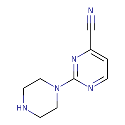 2-(Piperazin-1-yl)pyrimidine-4-carbonitrile