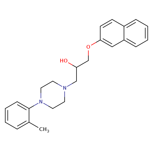 1-[4-(2-methylphenyl)piperazin-1-yl]-3-(naphthalen-2-yloxy)propan-2-ol
