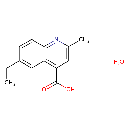 6-ethyl-2-methyl-4-quinolinecarboxylic acid hydrate