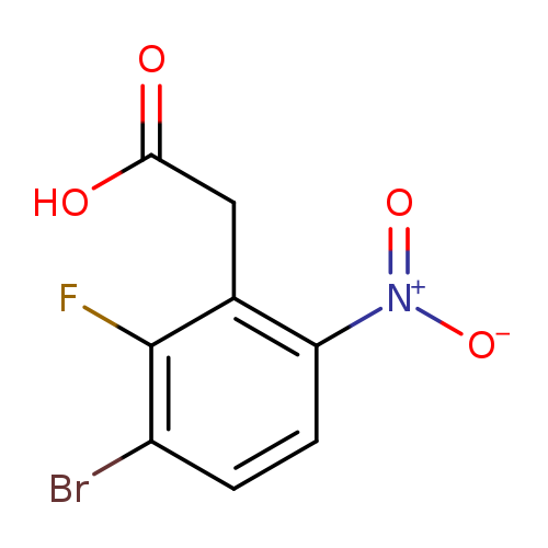 3-Bromo-2-fluoro-6-nitrophenylacetic acid
