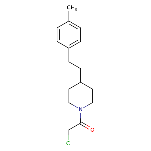 2-chloro-1-{4-[2-(4-methylphenyl)ethyl]piperidin-1-yl}ethan-1-one