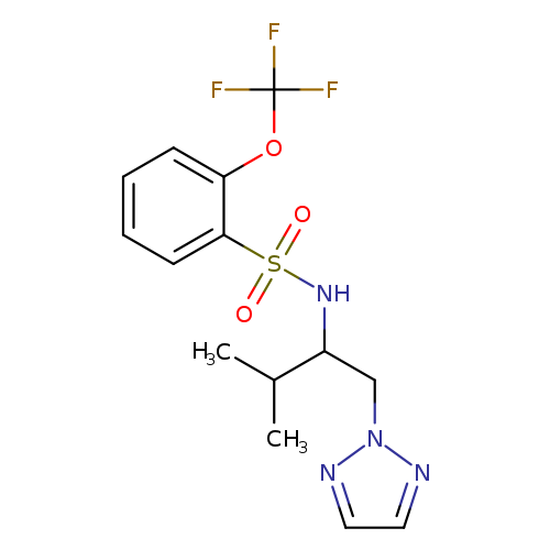 N-[3-methyl-1-(2H-1,2,3-triazol-2-yl)butan-2-yl]-2-(trifluoromethoxy)benzene-1-sulfonamide