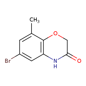 2H-1,4-Benzoxazin-3(4H)-one, 6-bromo-8-methyl-