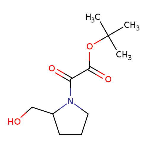 tert-butyl 2-[2-(hydroxymethyl)pyrrolidin-1-yl]-2-oxoacetate