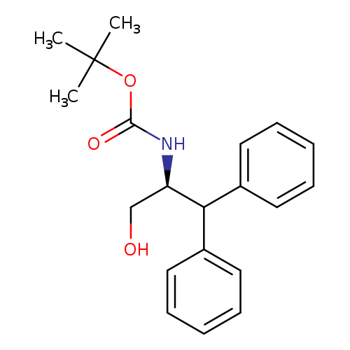 Carbamic acid, N-[(1S)-1-(hydroxymethyl)-2,2-diphenylethyl]-, 1,1-dimethylethyl ester