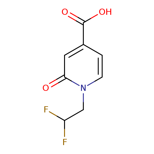 1-(2,2-difluoroethyl)-2-oxo-1,2-dihydropyridine-4-carboxylic acid